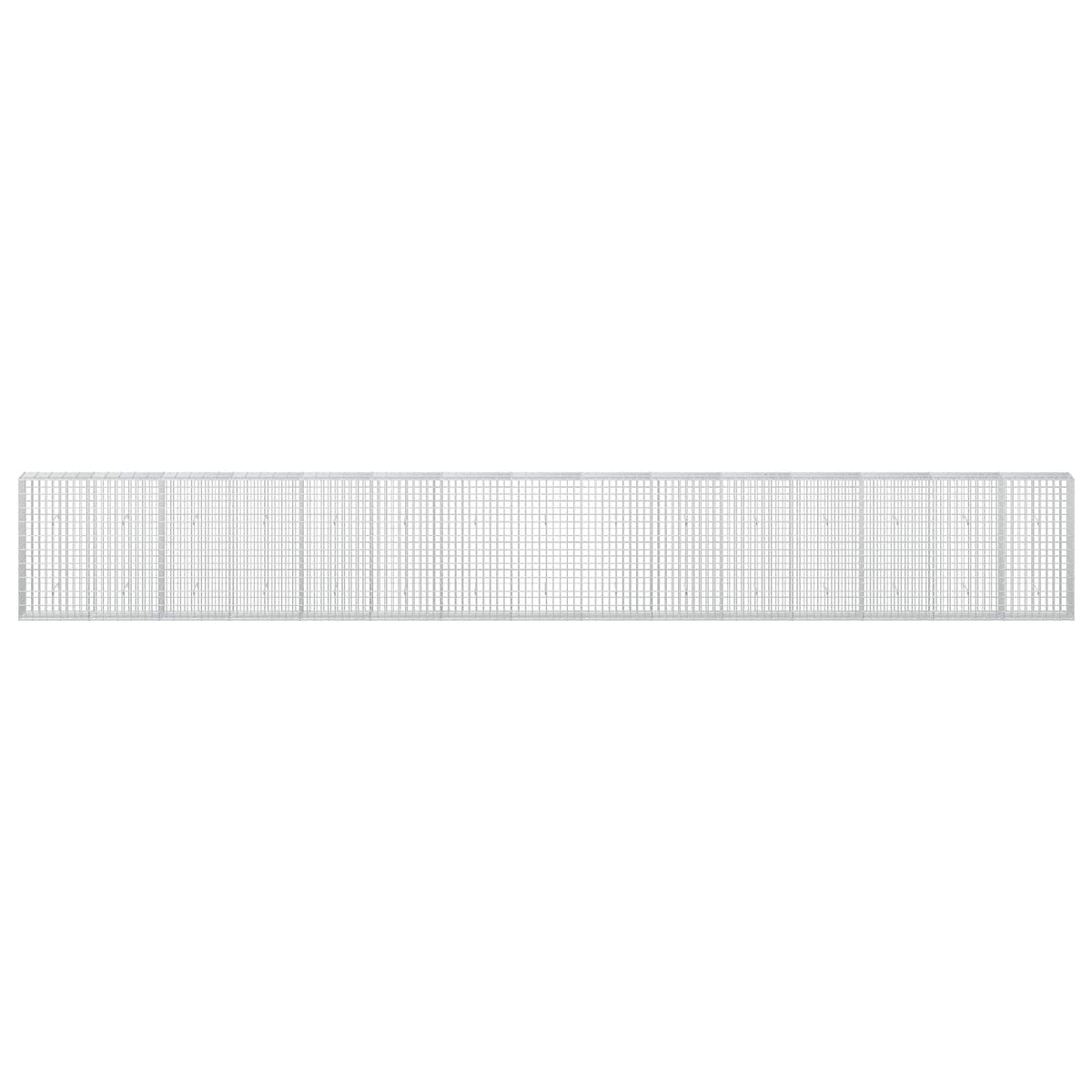 Gabion s žicom debljine 3,5 mm i mrežom 5x10 cm 750x30x100 cm
