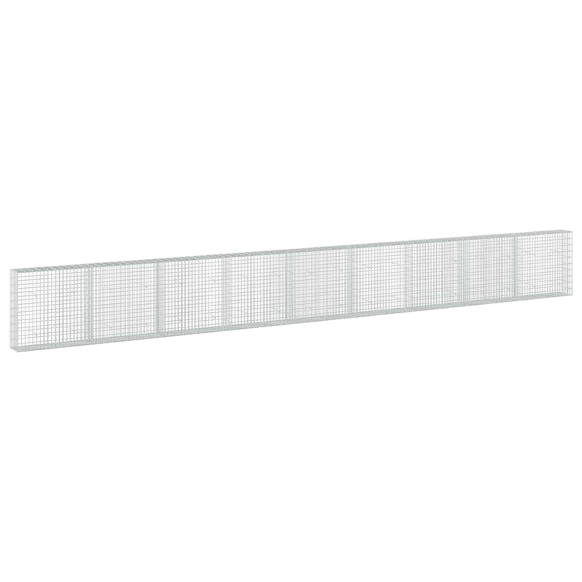 Gabion s žicom debljine 3,5 mm i mrežom 5x10 cm 900x30x100 cm