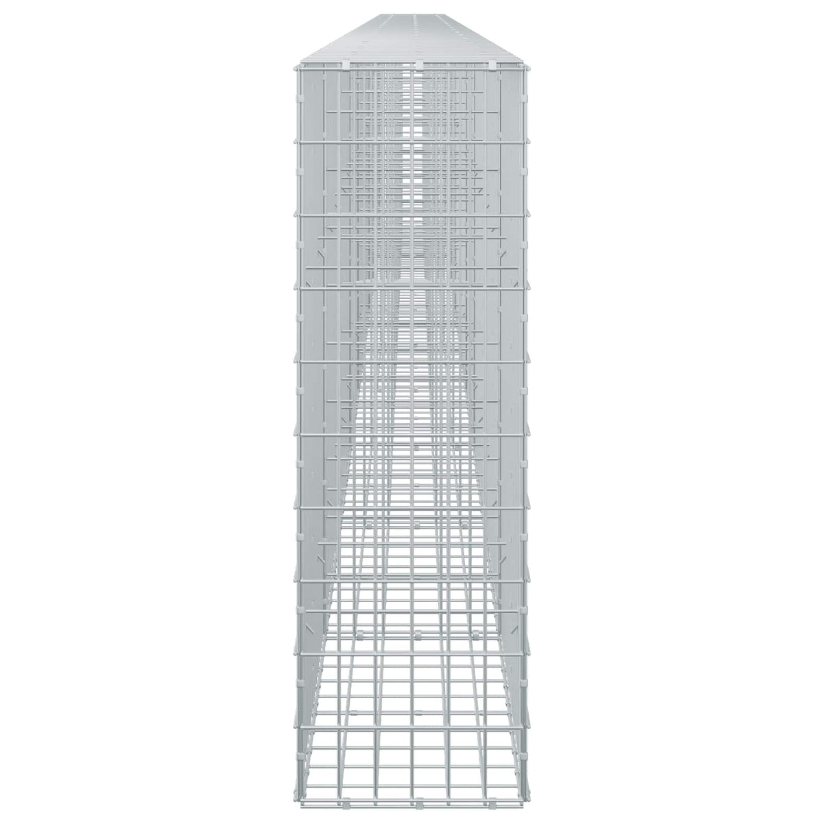 Gabion s žicom debljine 3,5 mm i mrežom 5x10 cm 950x30x100 cm