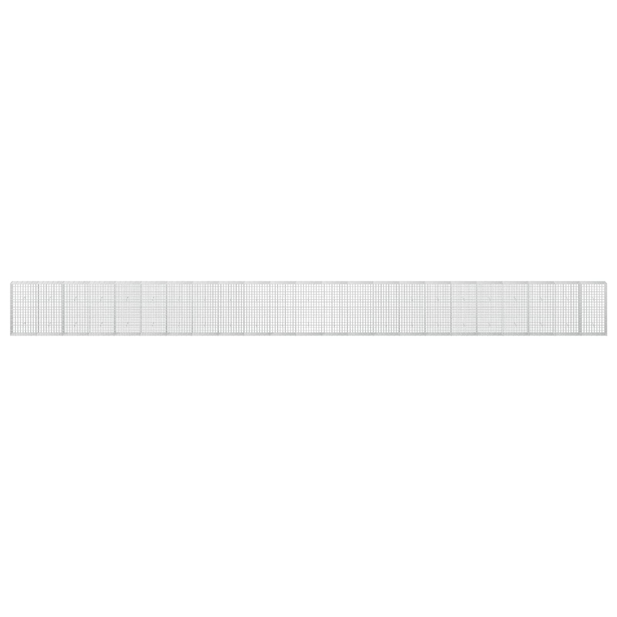 Gabion s žicom debljine 3,5 mm i mrežom 5x10 cm 1150x30x100 cm