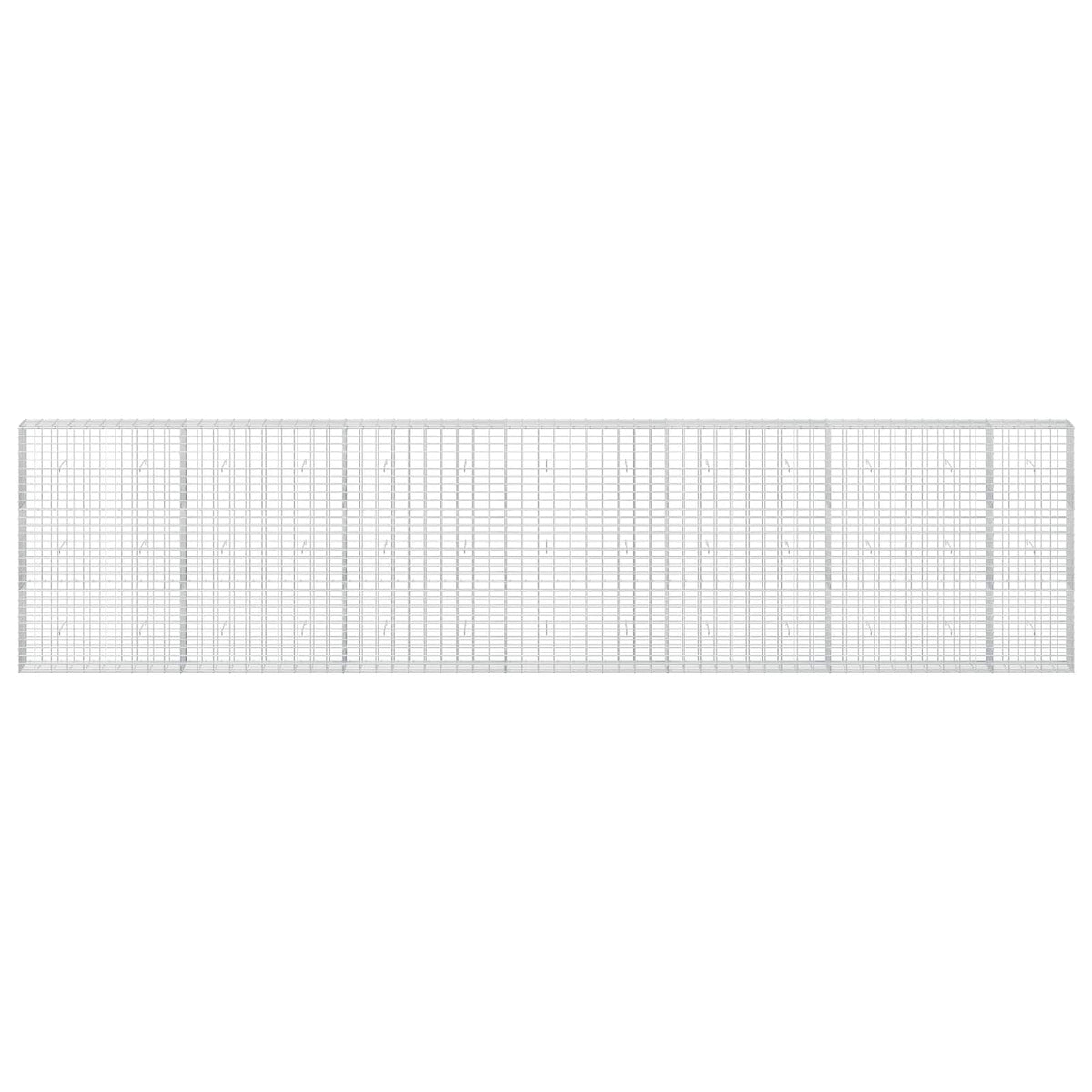 Gabion s žicom debljine 3,5 mm i mrežom 5x10 cm 650x30x150 cm