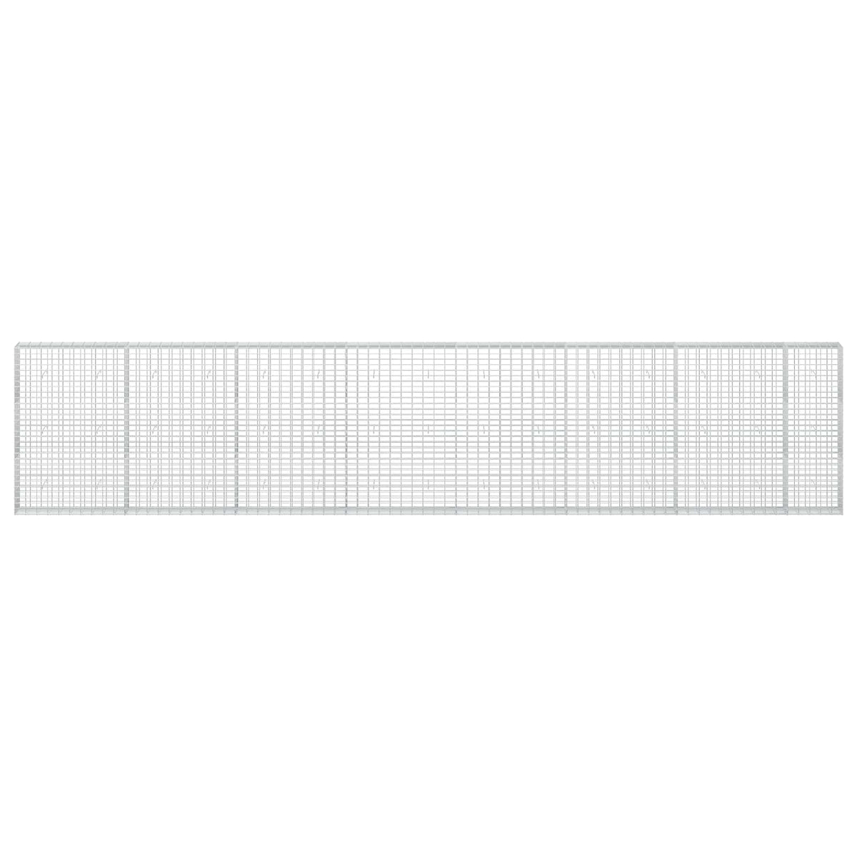 Gabion s žicom debljine 3,5 mm i mrežom 5x10 cm 750x30x150 cm