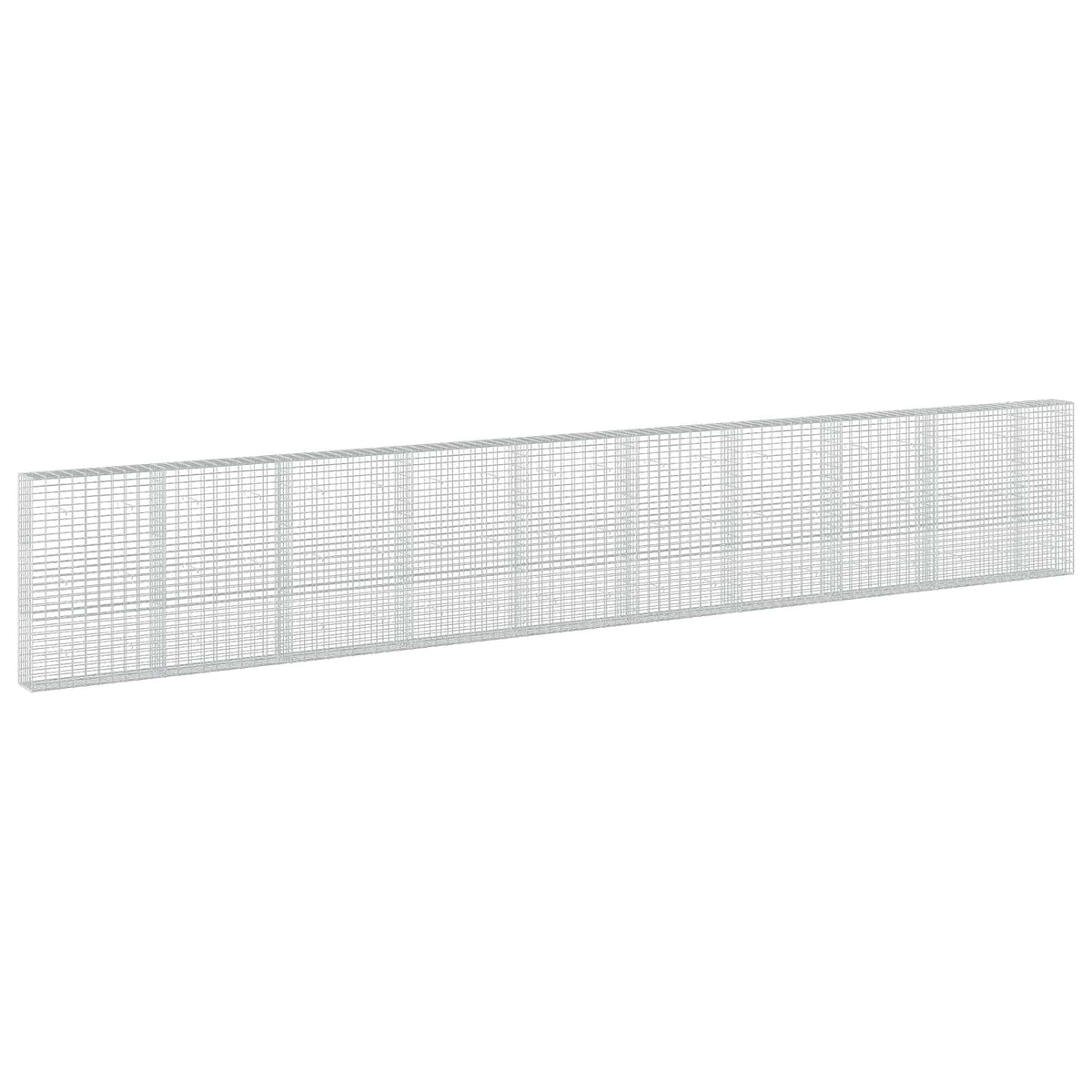 Gabion s žicom debljine 3,5 mm i mrežom 5x10 cm 950x30x150 cm