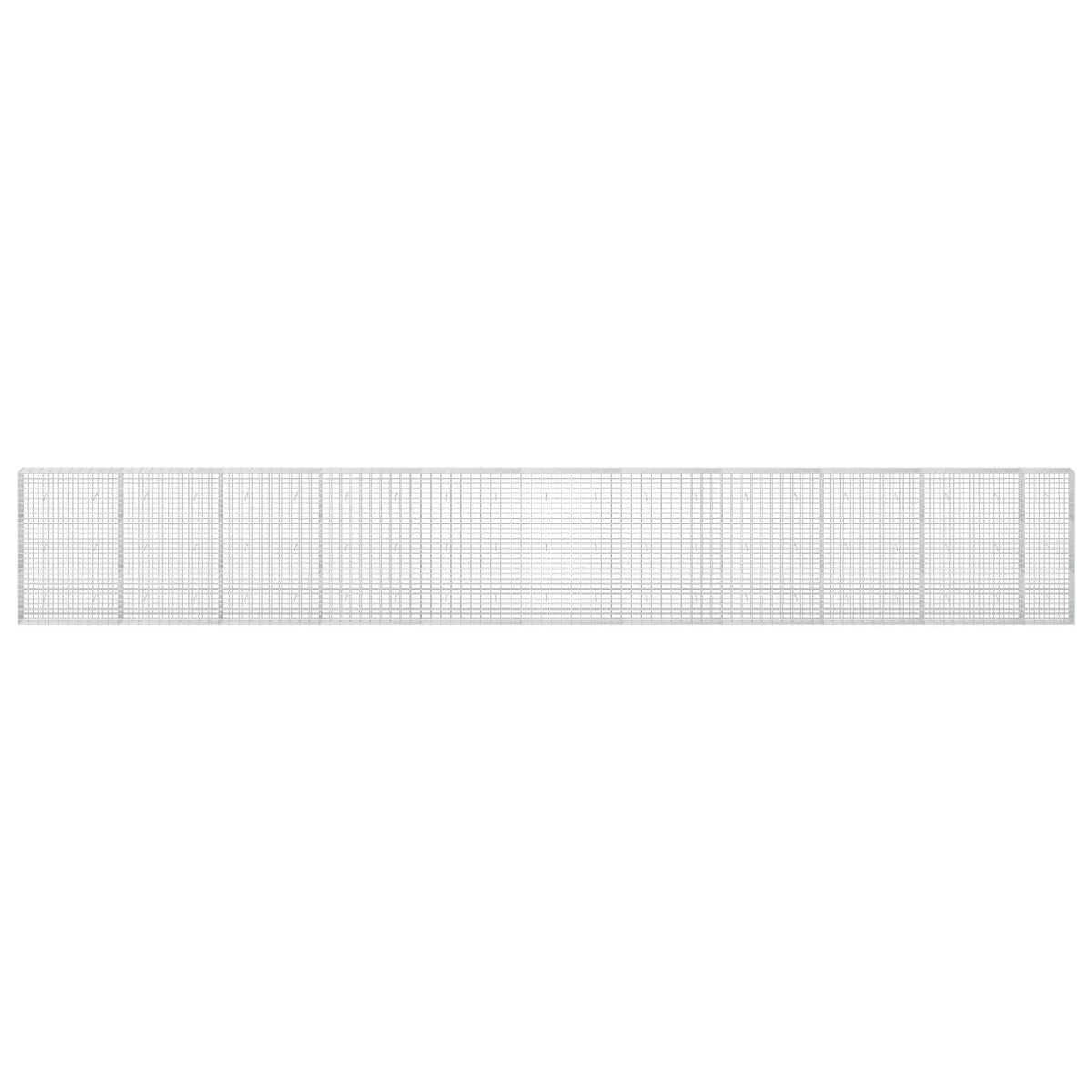 Gabion s žicom debljine 3,5 mm i mrežom 5x10 cm 1050x30x150 cm