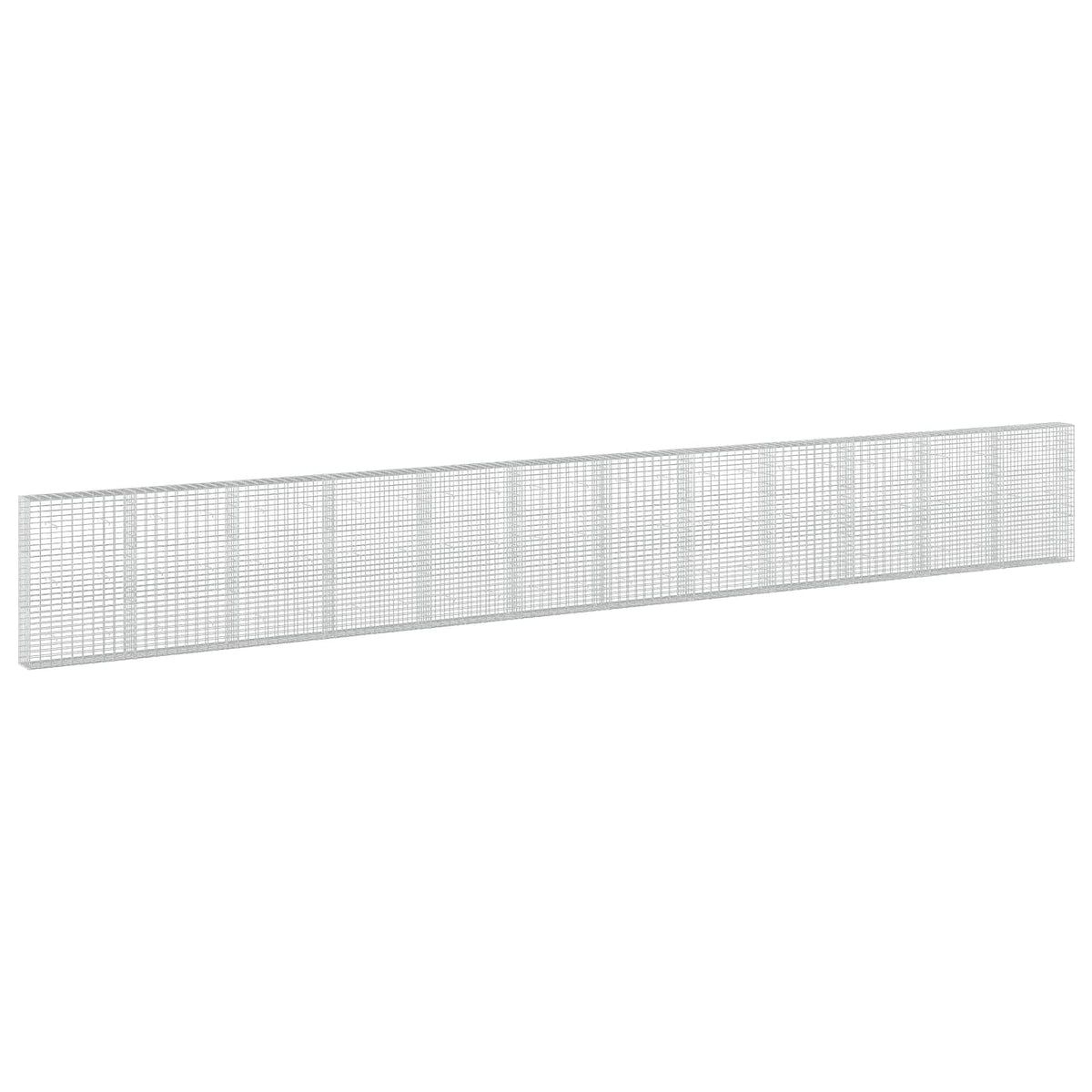 Gabion s žicom debljine 3,5 mm i mrežom 5x10 cm 1200x30x150 cm