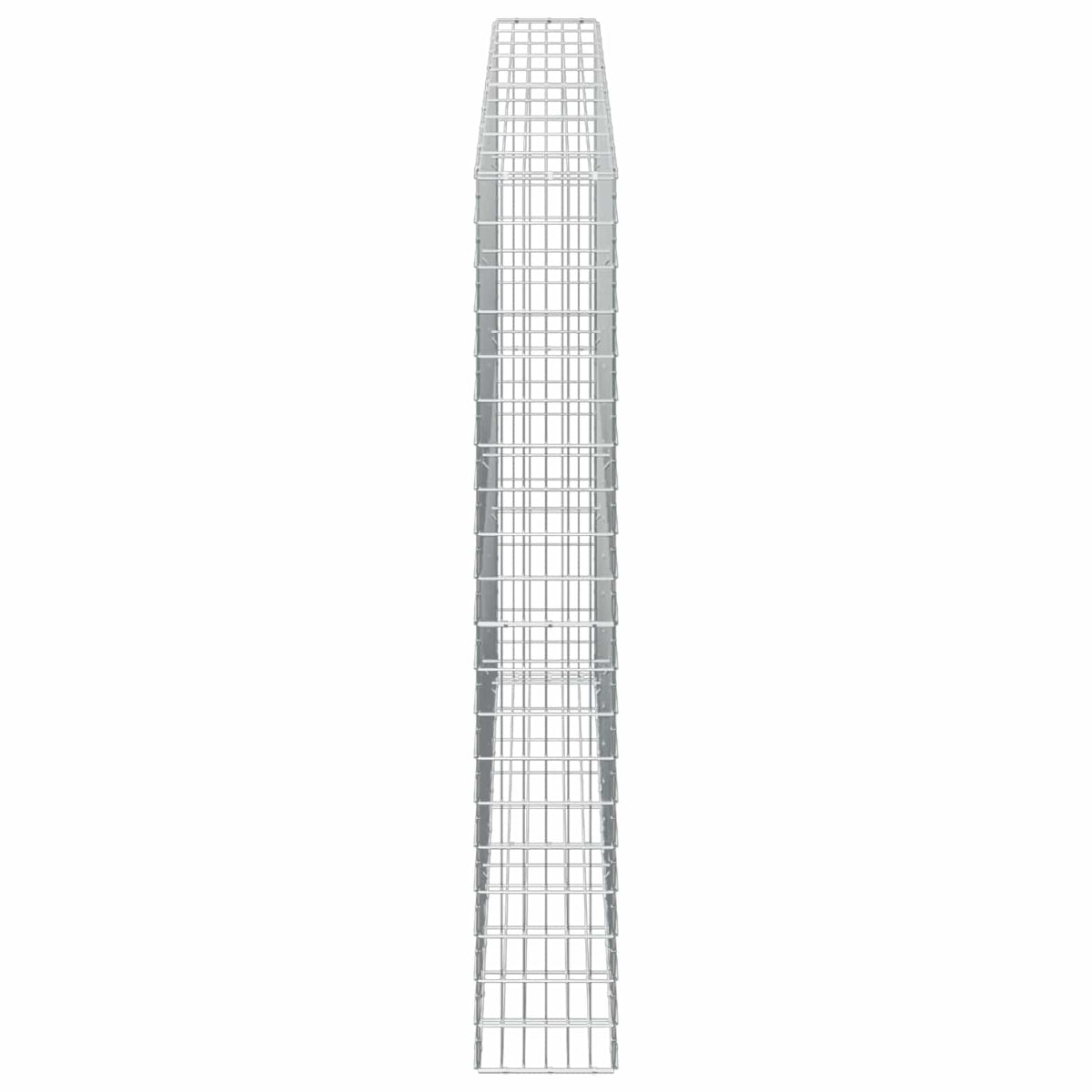 Gabion s žicom debljine 3,5 mm i mrežom 5x10 cm 100x30x200 cm