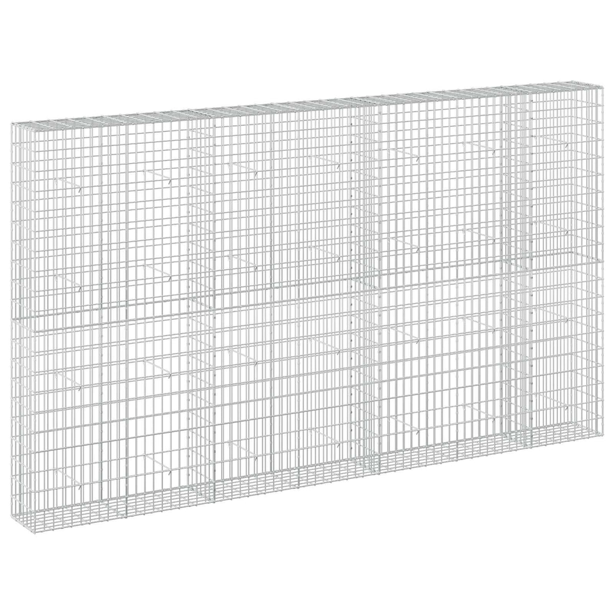 Gabion s žicom debljine 3,5 mm i mrežom 5x10 cm 350x30x200 cm