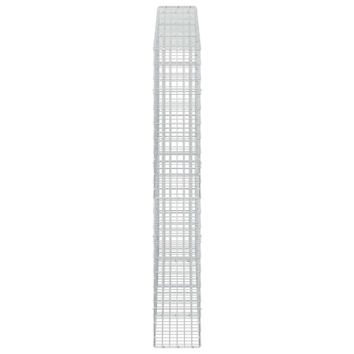 Gabion s žicom debljine 3,5 mm i mrežom 5x10 cm 350x30x200 cm