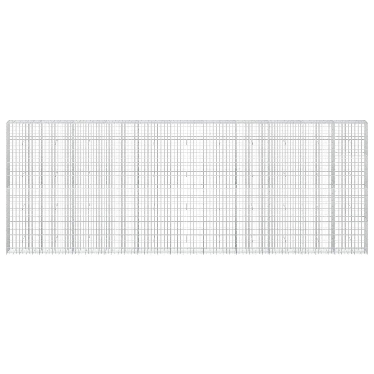 Gabion s žicom debljine 3,5 mm i mrežom 5x10 cm 550x30x200 cm