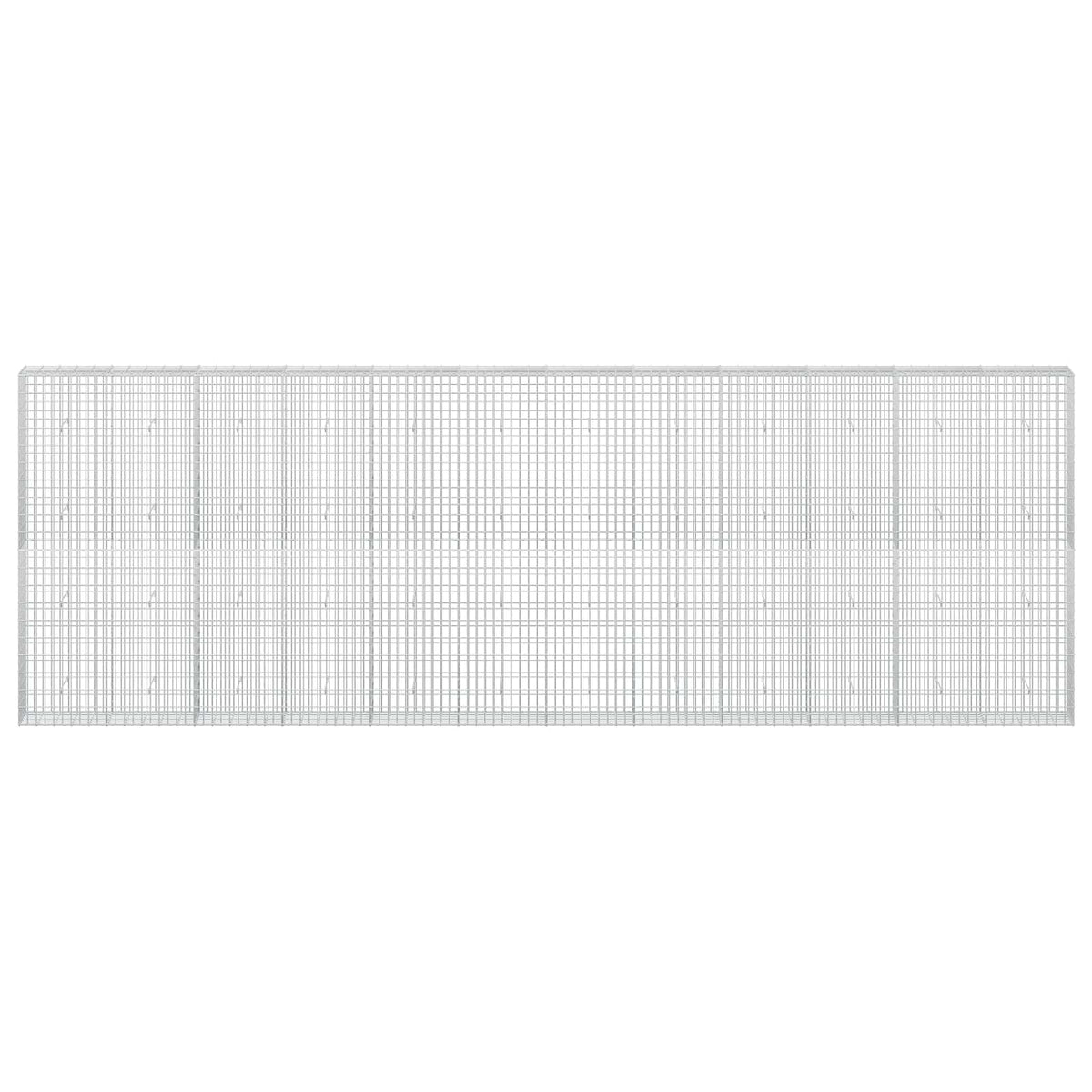 Gabion s žicom debljine 3,5 mm i mrežom 5x10 cm 600x30x200 cm