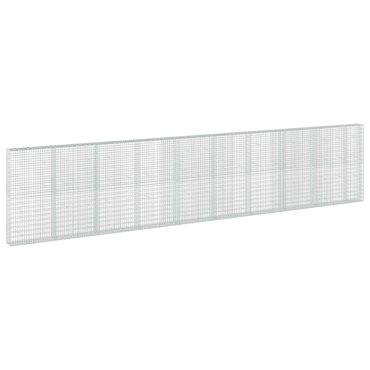 Gabion s žicom debljine 3,5 mm i mrežom 5x10 cm 950x30x200 cm