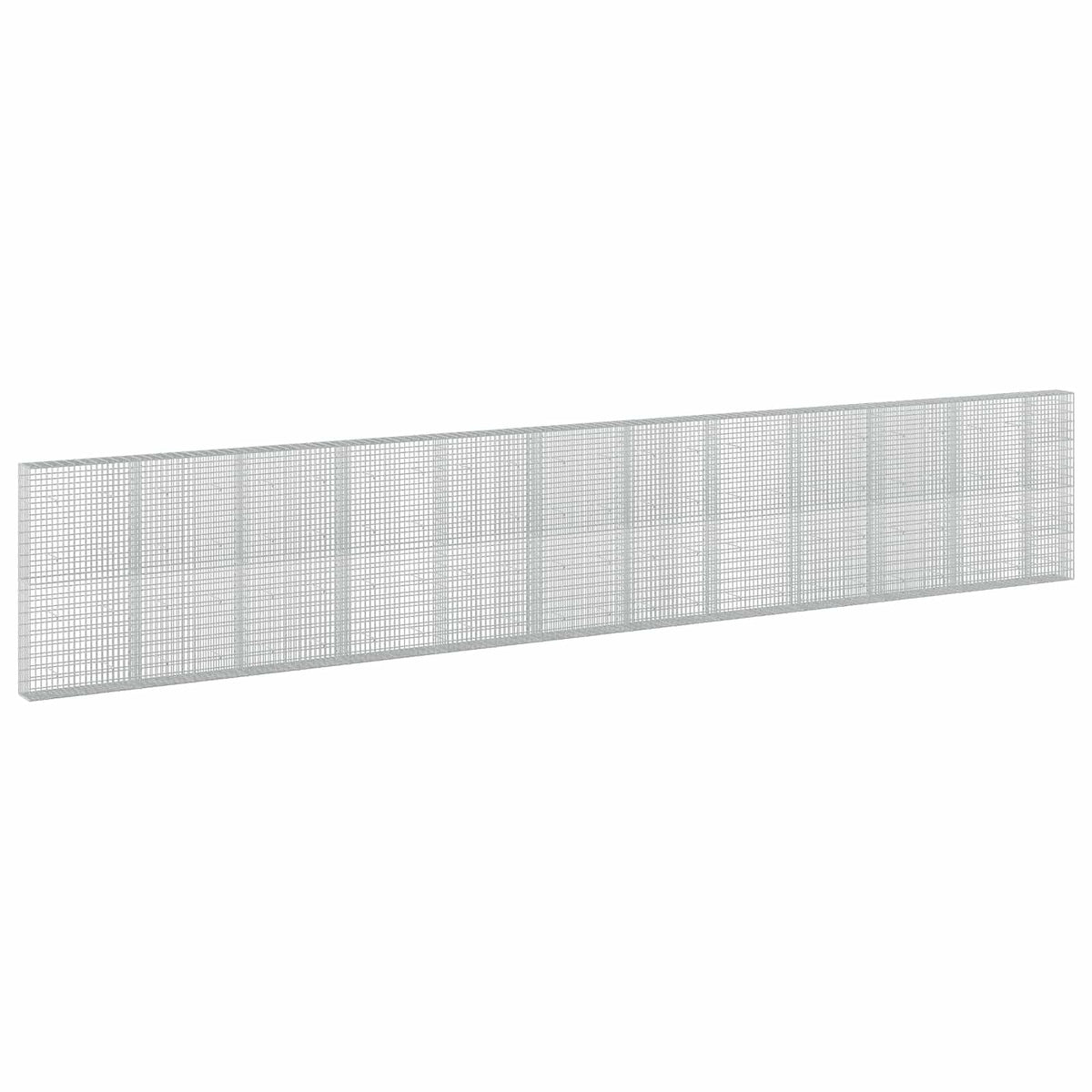 Gabion s žicom debljine 3,5 mm i mrežom 5x10 cm 1150x30x200 cm