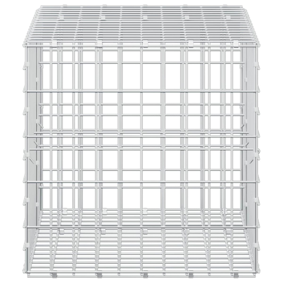 Gabion s žicom debljine 3,5 mm i mrežom 5x10 cm 150x50x50 cm