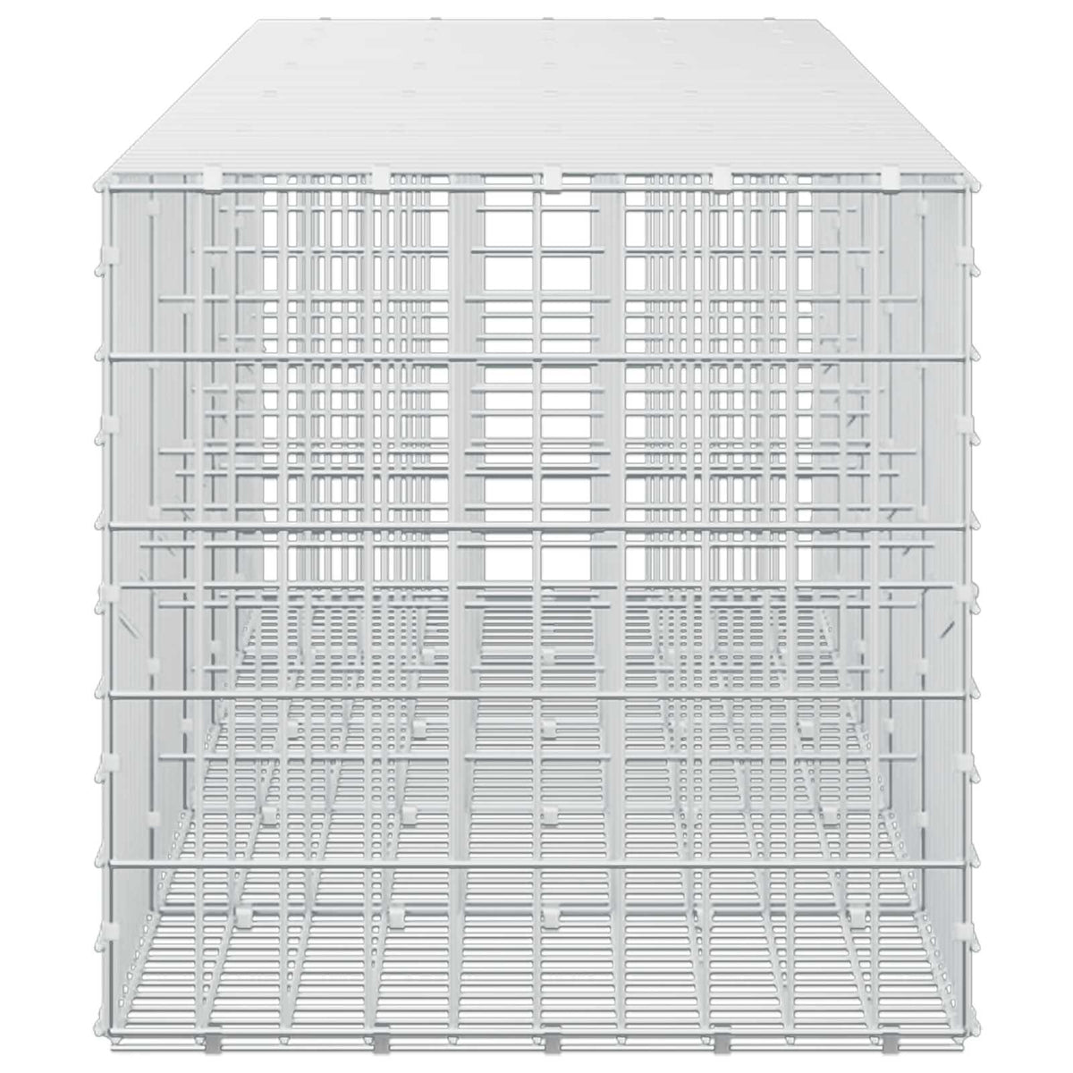 Gabion s žicom debljine 3,5 mm i mrežom 5x10 cm 500x50x50 cm