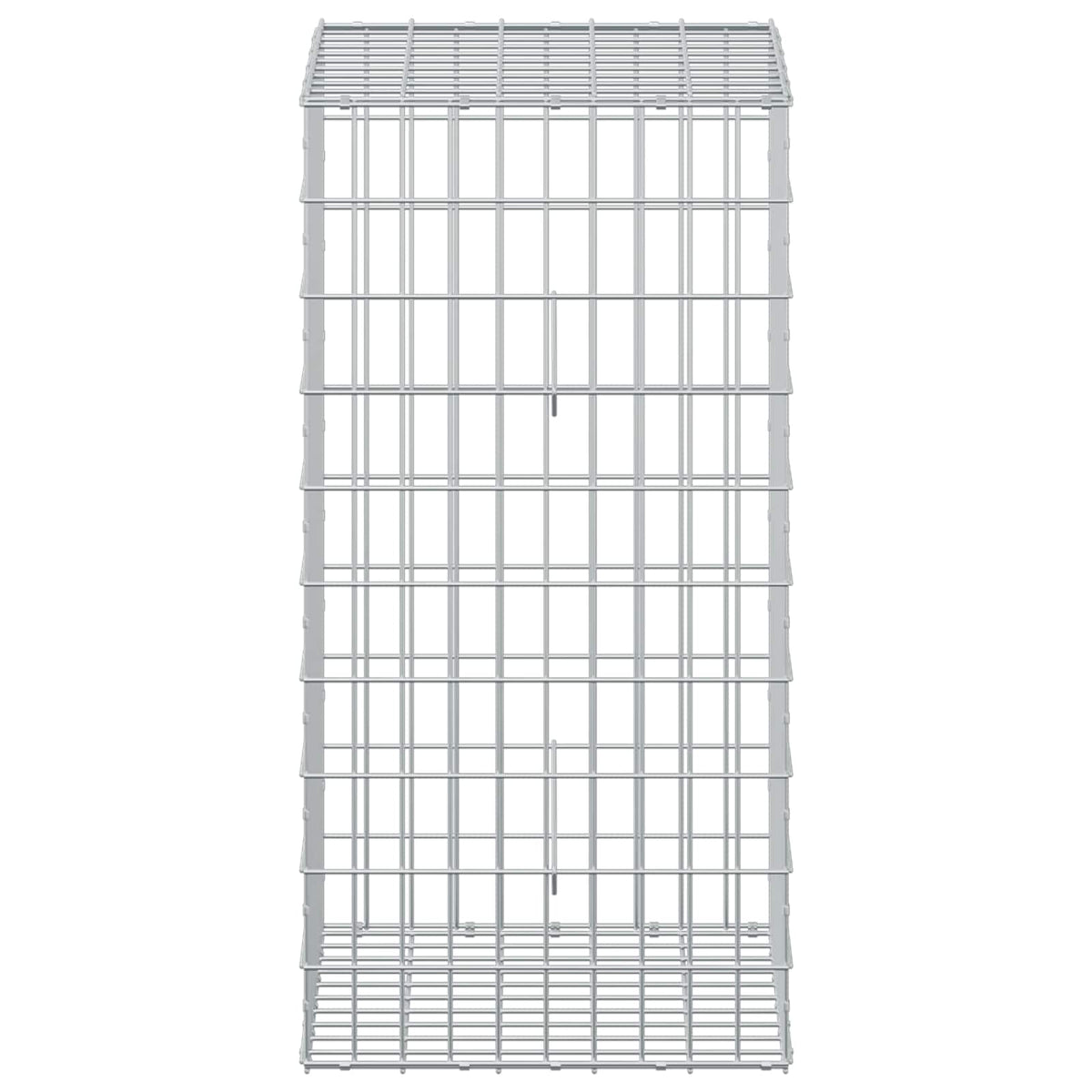 Gabion s žicom debljine 3,5 mm i mrežom 5x10 cm 50x50x100 cm