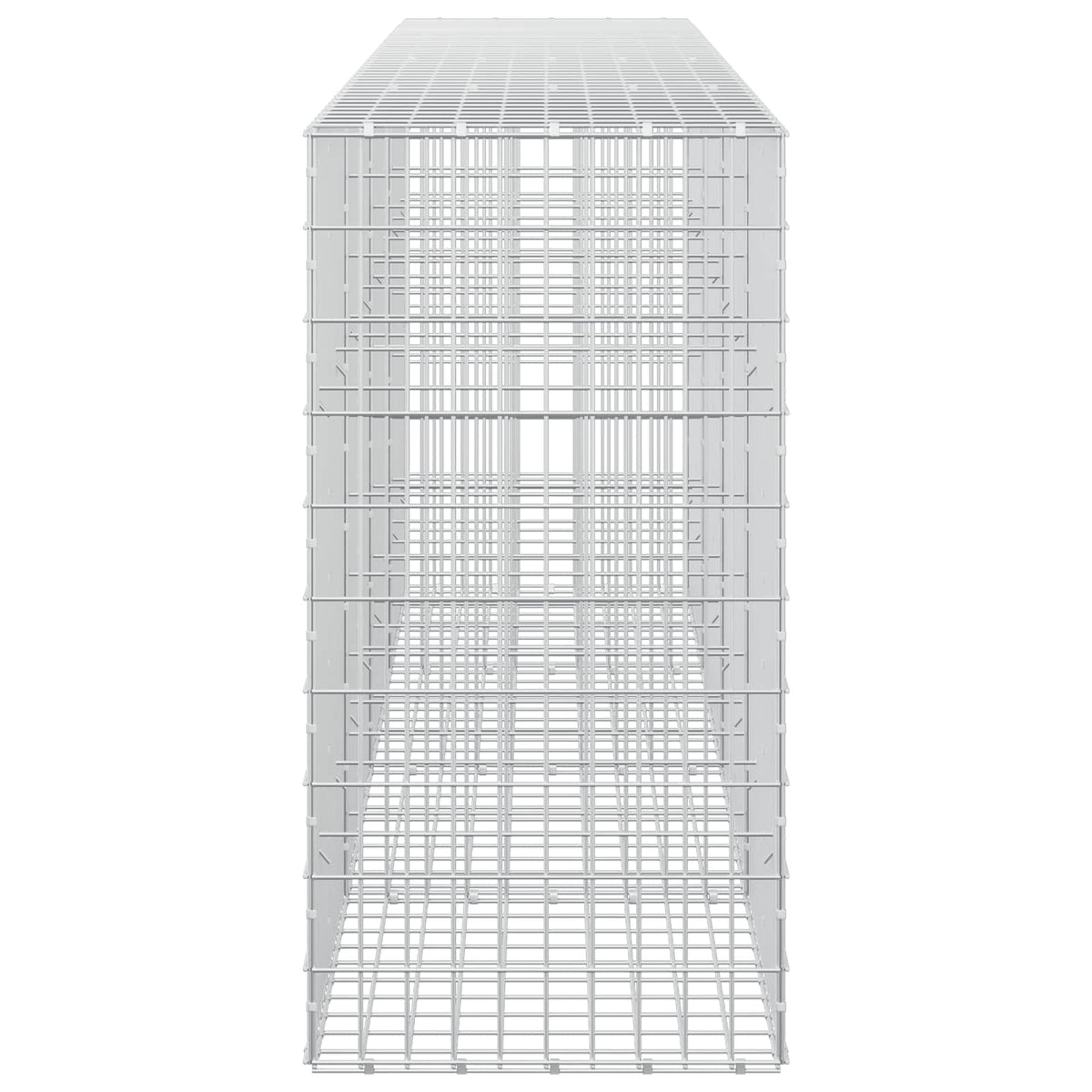 Gabion s žicom debljine 3,5 mm i mrežom 5x10 cm 400x50x100 cm