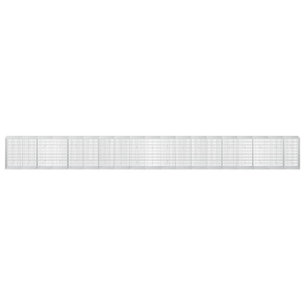 Gabion s žicom debljine 3,5 mm i mrežom 5x10 cm 950x50x100 cm