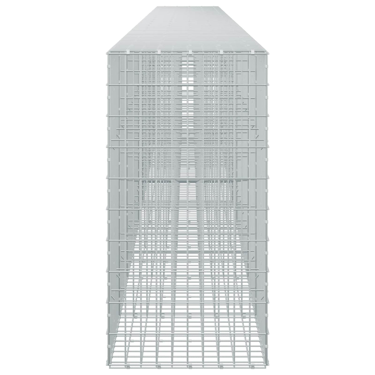 Gabion s žicom debljine 3,5 mm i mrežom 5x10 cm 1050x50x100 cm