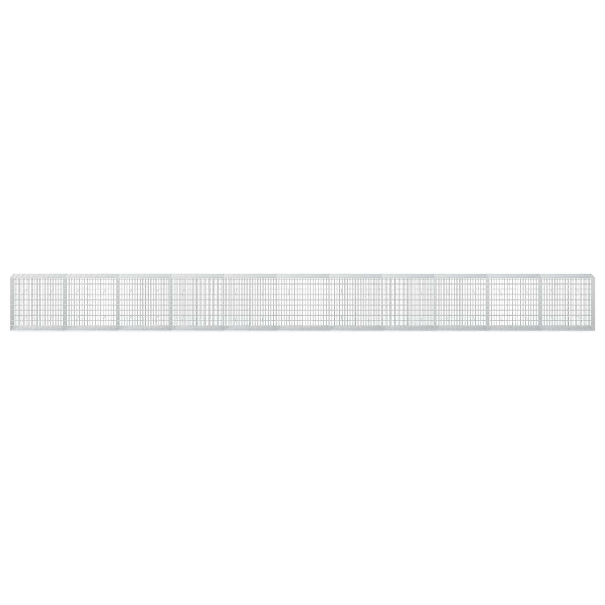 Gabion s žicom debljine 3,5 mm i mrežom 5x10 cm 1100x50x100 cm