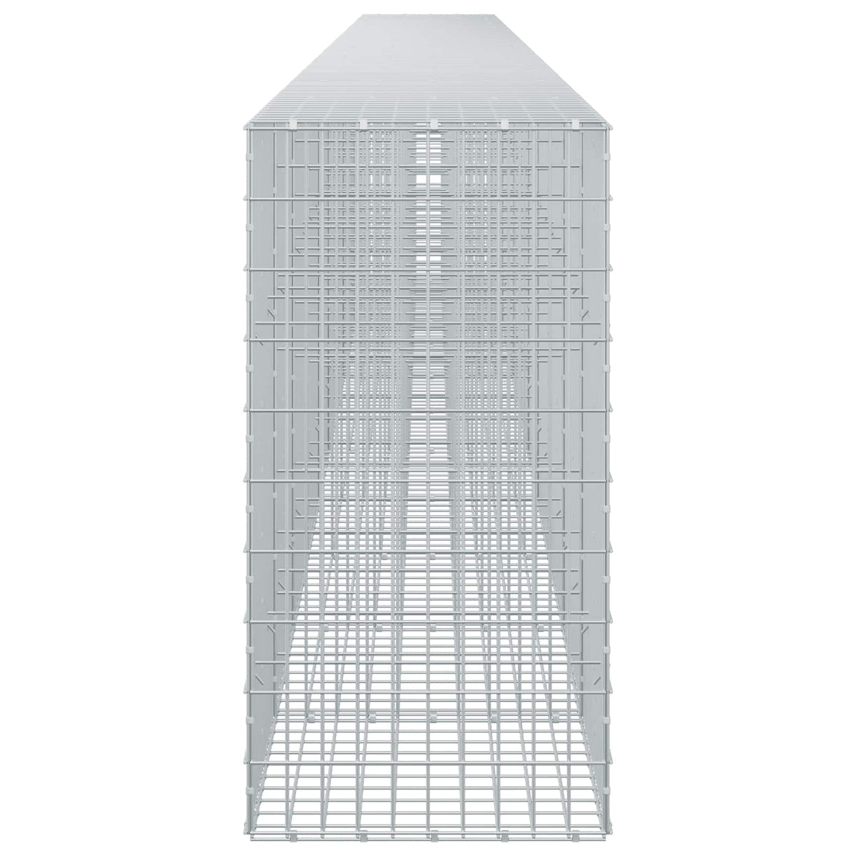 Gabion s žicom debljine 3,5 mm i mrežom 5x10 cm 1100x50x100 cm