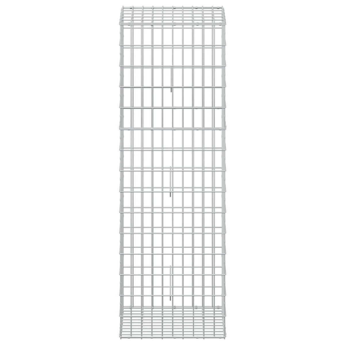 Gabion s žicom debljine 3,5 mm i mrežom 5x10 cm 50x50x150 cm