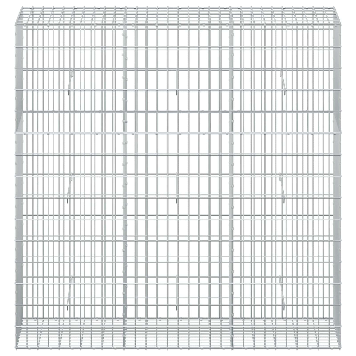 Gabion s žicom debljine 3,5 mm i mrežom 5x10 cm 150x50x150 cm