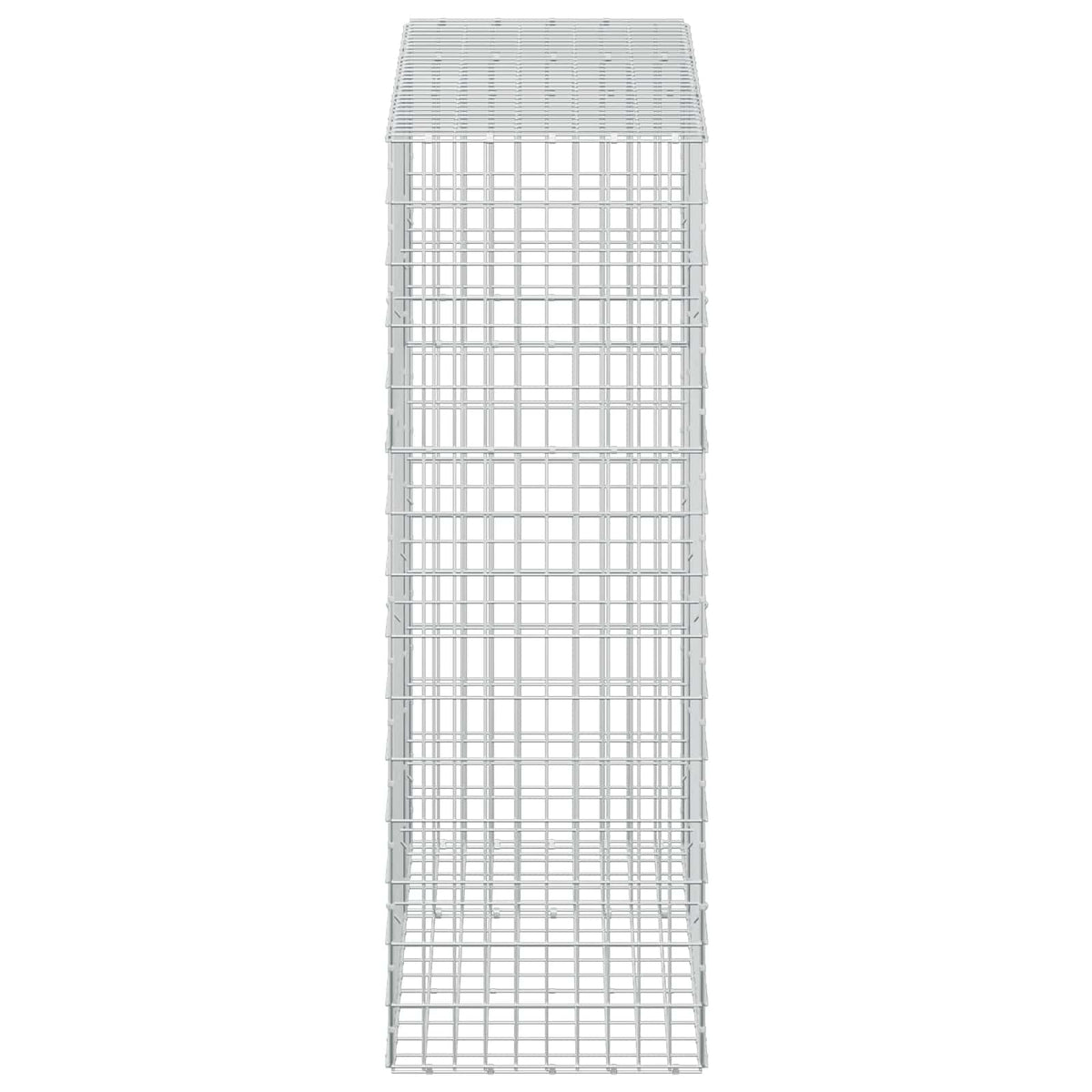 Gabion s žicom debljine 3,5 mm i mrežom 5x10 cm 150x50x150 cm