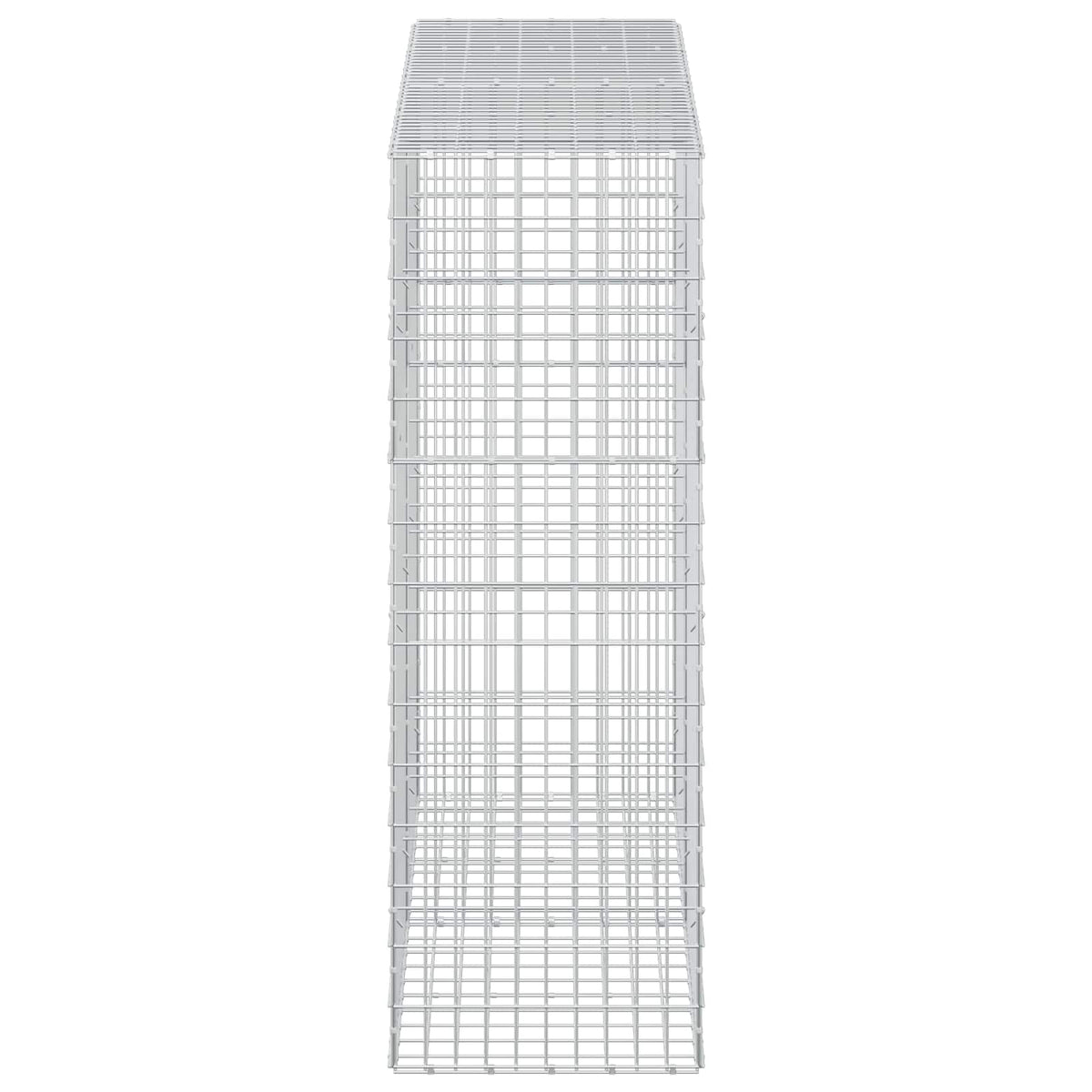 Gabion s žicom debljine 3,5 mm i mrežom 5x10 cm 200x50x150 cm