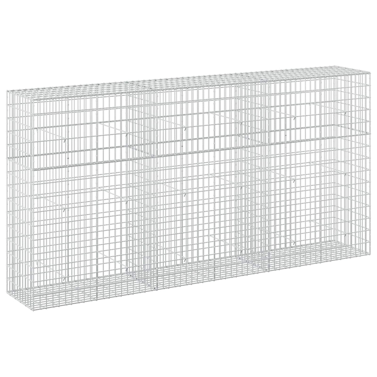 Gabion s žicom debljine 3,5 mm i mrežom 5x10 cm 300x50x150 cm