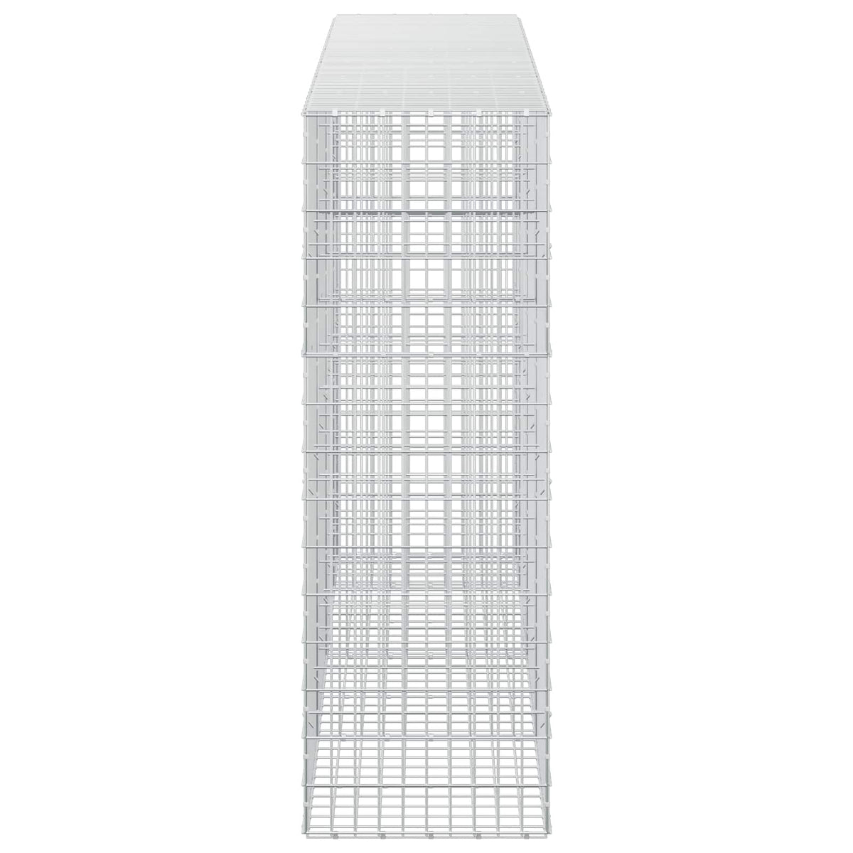 Gabion s žicom debljine 3,5 mm i mrežom 5x10 cm 350x50x150 cm