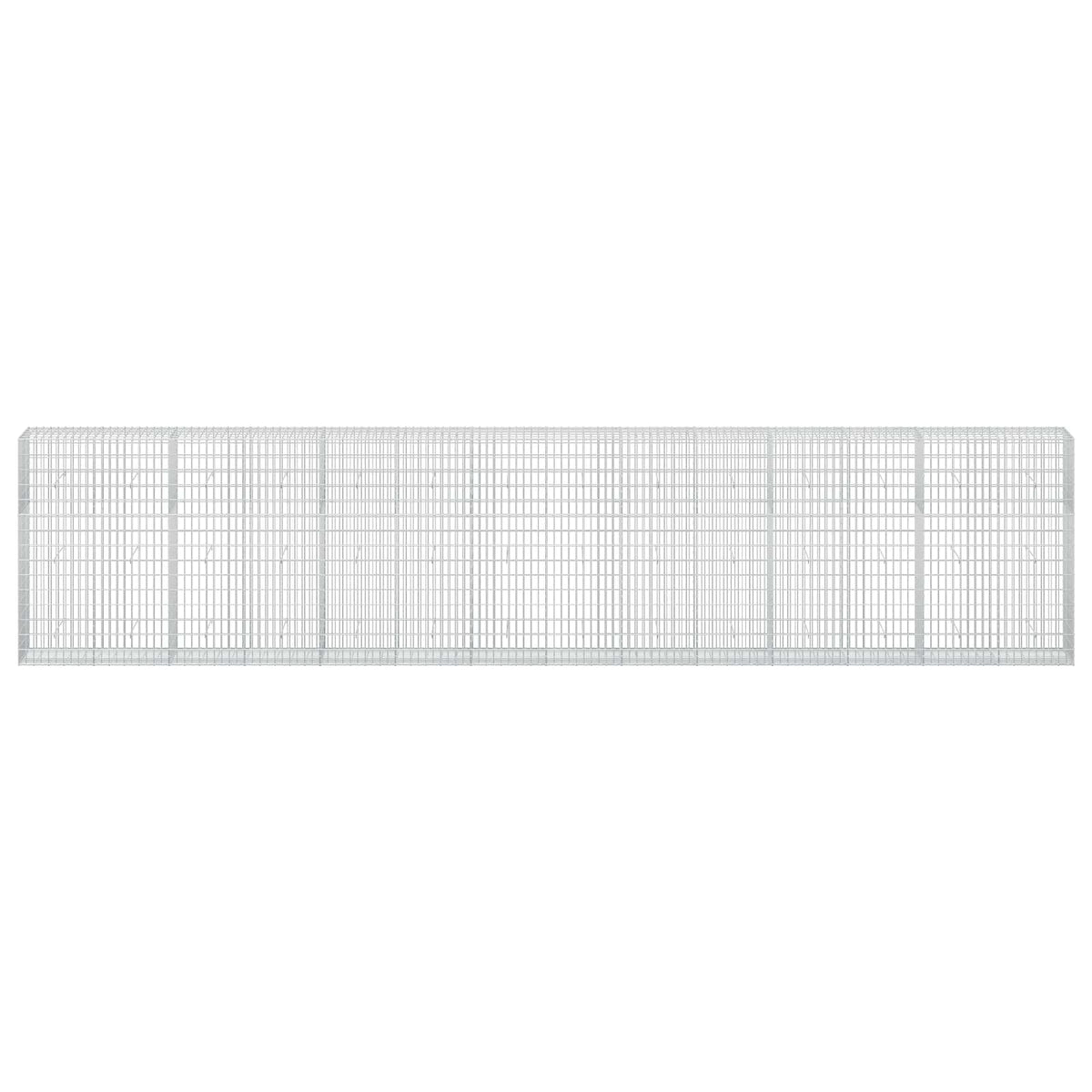 Gabion s žicom debljine 3,5 mm i mrežom 5x10 cm 750x50x150 cm