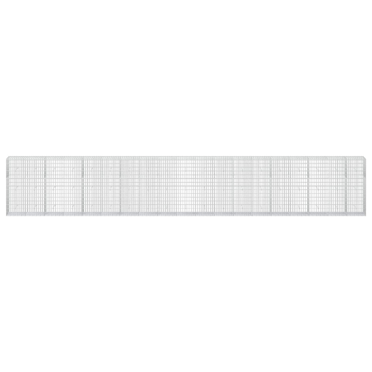 Gabion s žicom debljine 3,5 mm i mrežom 5x10 cm 950x50x150 cm