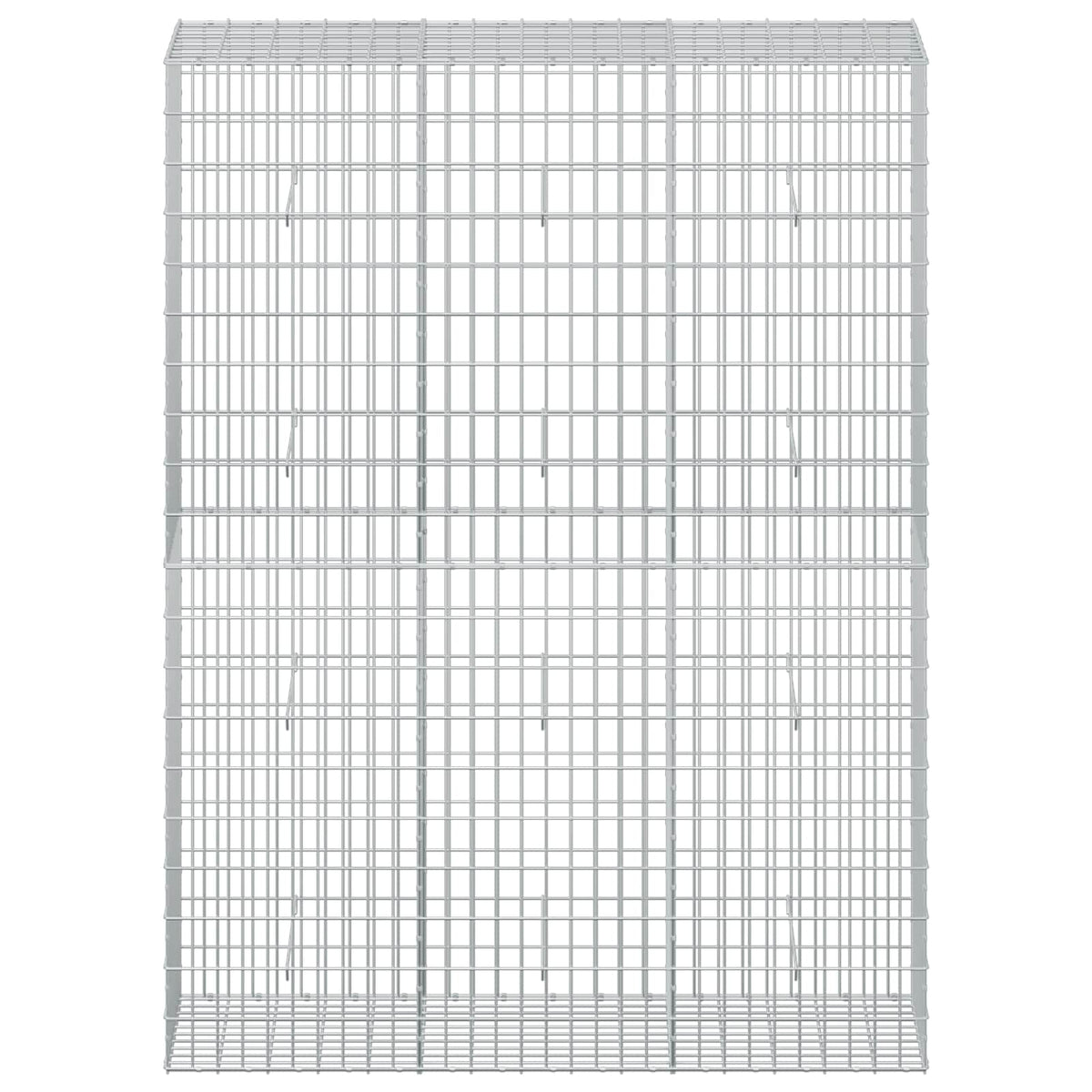 Gabion s žicom debljine 3,5 mm i mrežom 5x10 cm 150x50x200 cm