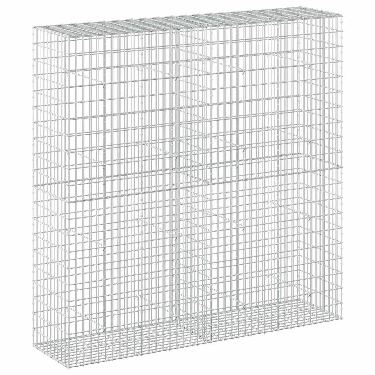 Gabion s žicom debljine 3,5 mm i mrežom 5x10 cm 200x50x200 cm