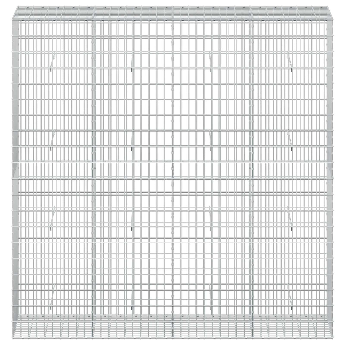 Gabion s žicom debljine 3,5 mm i mrežom 5x10 cm 200x50x200 cm