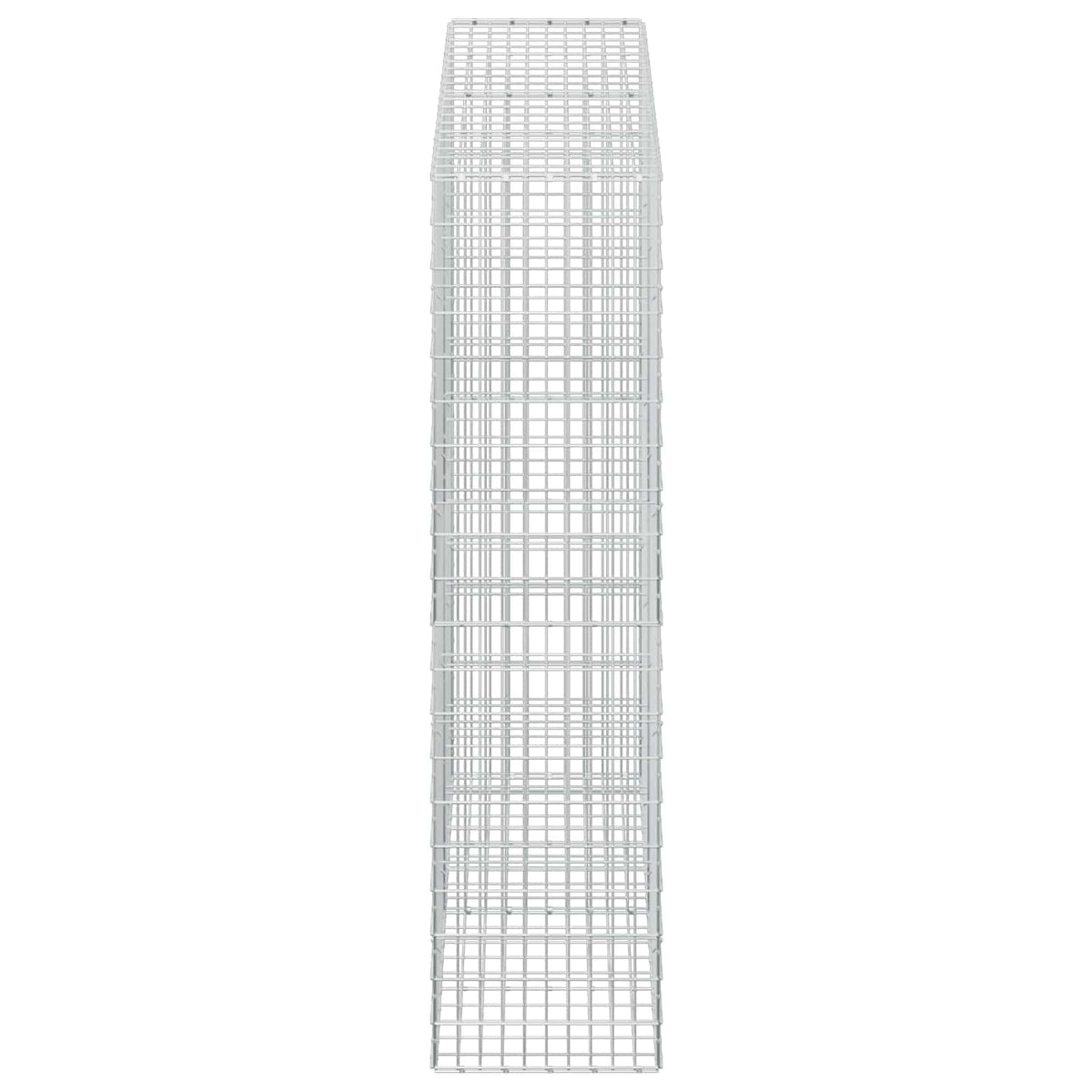 Gabion s žicom debljine 3,5 mm i mrežom 5x10 cm 200x50x200 cm