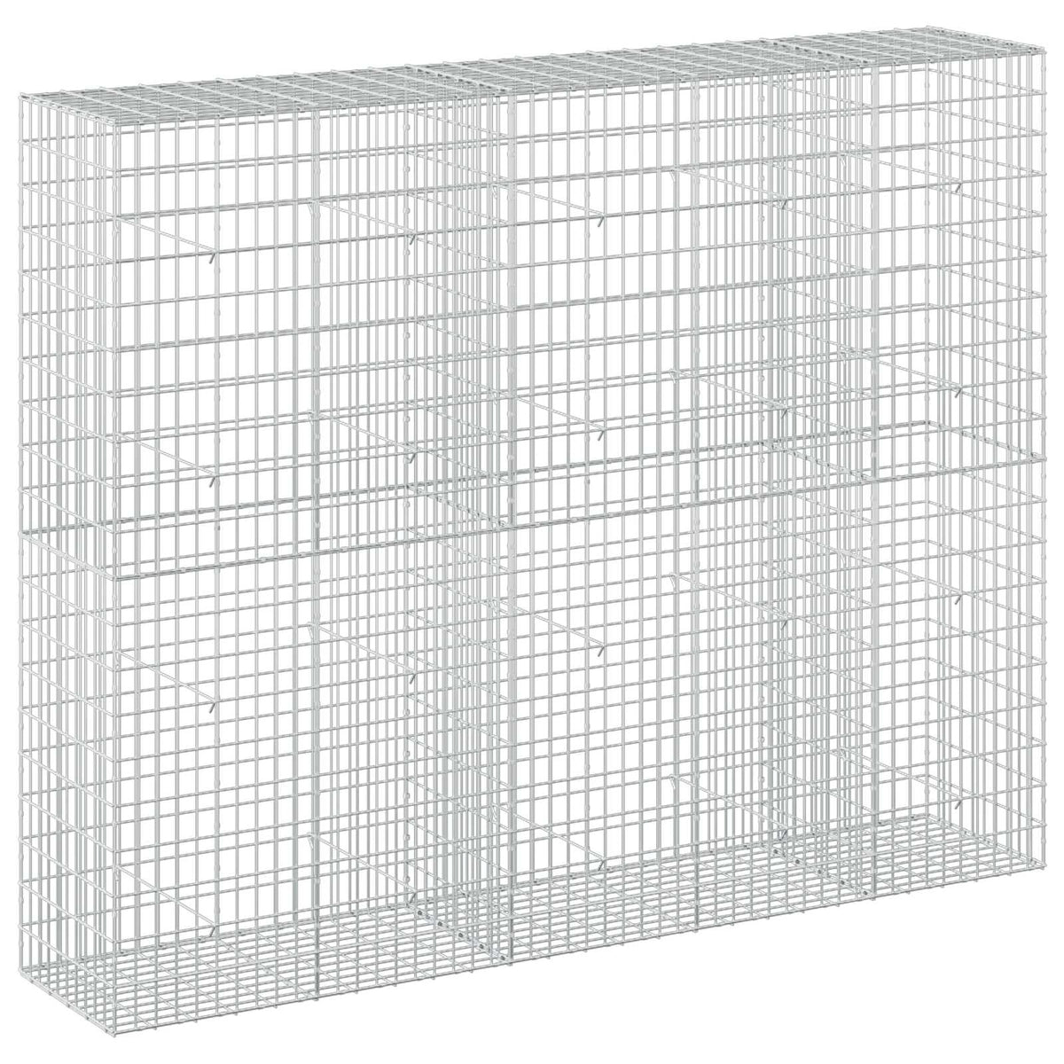 Gabion s žicom debljine 3,5 mm i mrežom 5x10 cm 250x50x200 cm