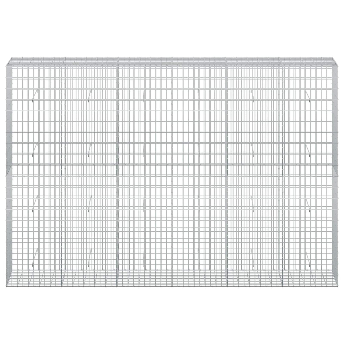 Gabion s žicom debljine 3,5 mm i mrežom 5x10 cm 300x50x200 cm