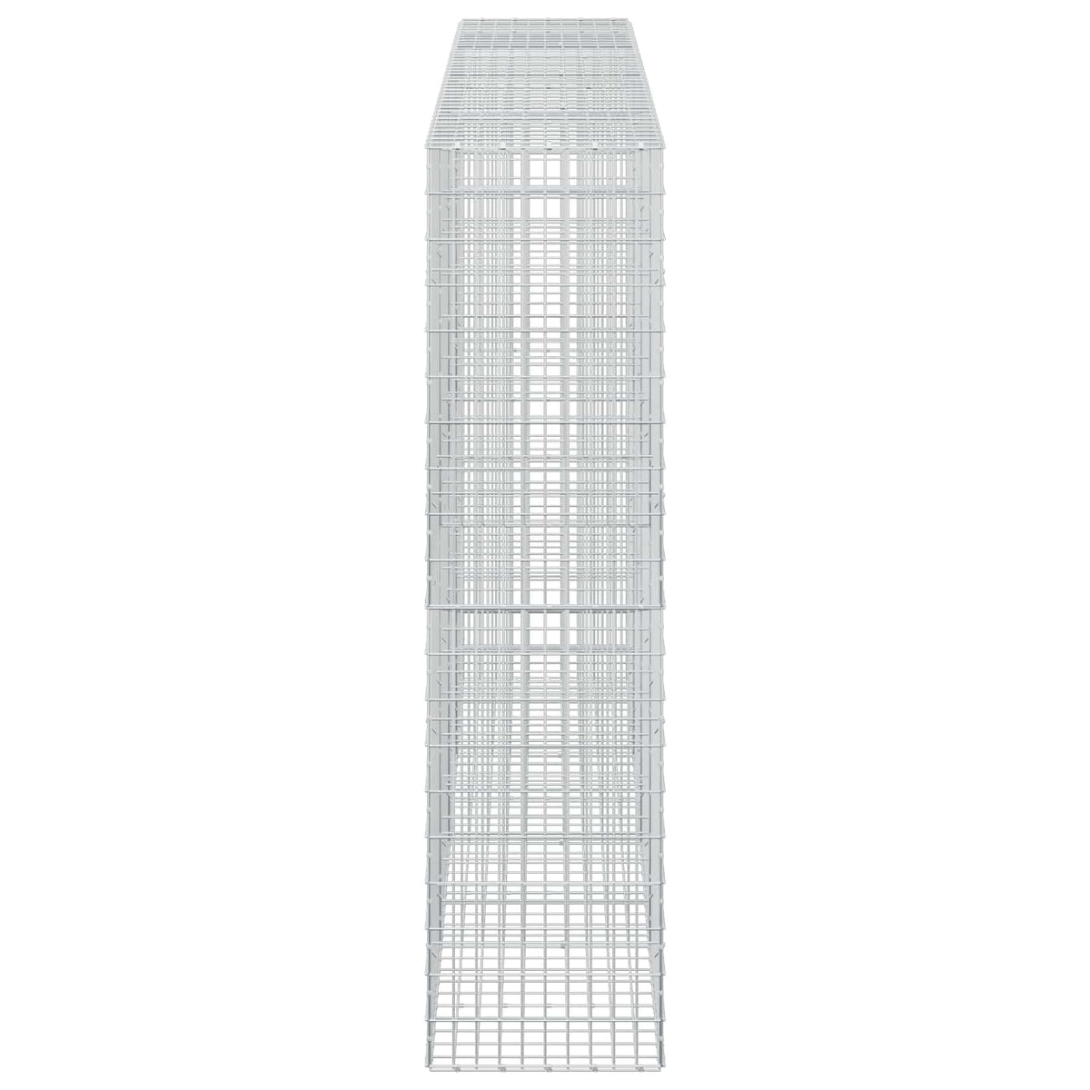 Gabion s žicom debljine 3,5 mm i mrežom 5x10 cm 400x50x200 cm