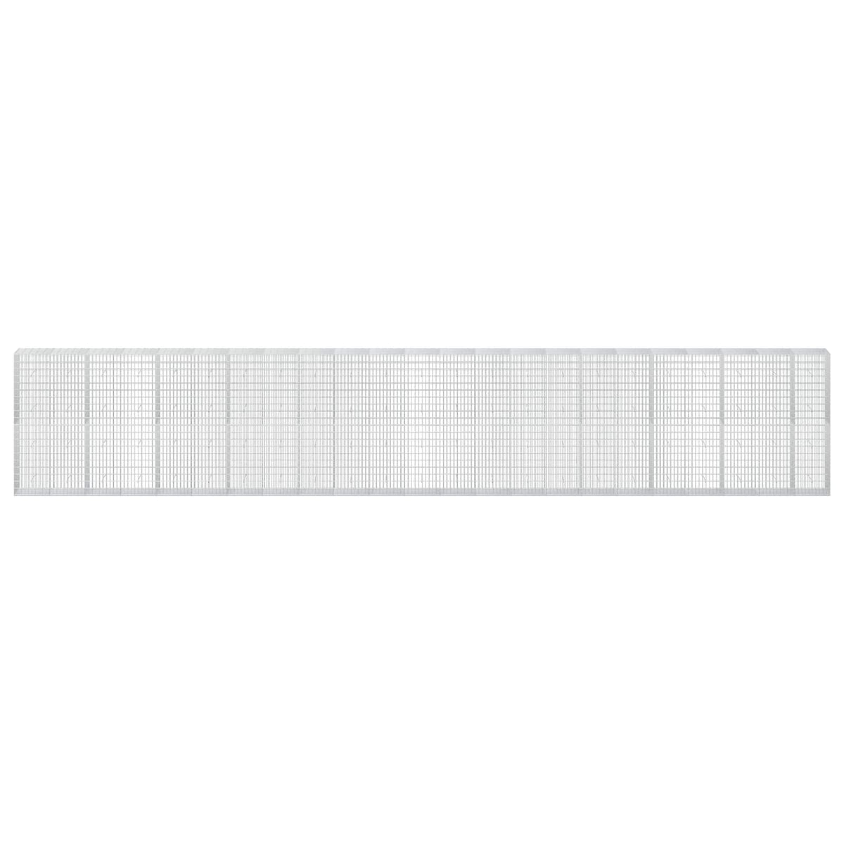 Gabion s žicom debljine 3,5 mm i mrežom 5x10 cm 1150x50x200 cm