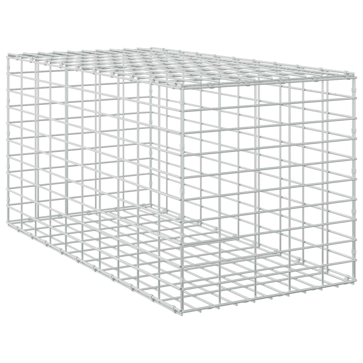 Gabion s žicom debljine 3,5 mm i mrežom 5x10 cm 50x100x50 cm