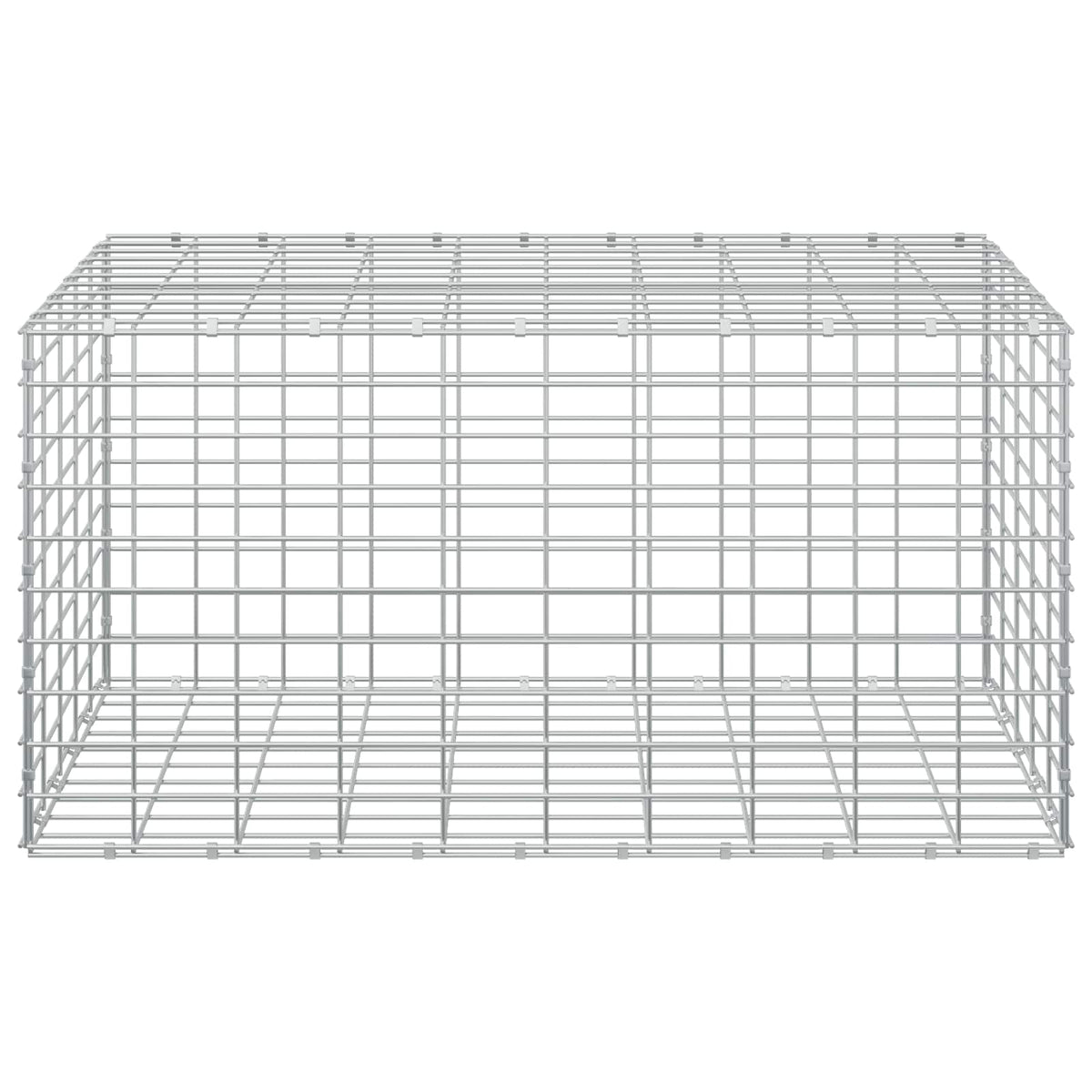 Gabion s žicom debljine 3,5 mm i mrežom 5x10 cm 50x100x50 cm