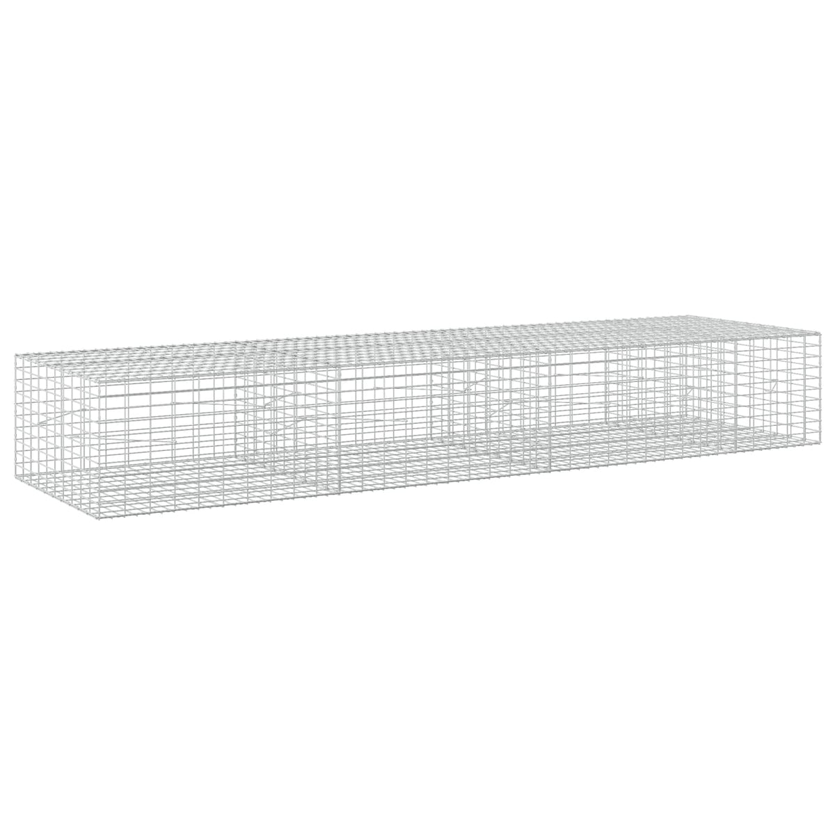 Gabion s žicom debljine 3,5 mm i mrežom 5x10 cm 350x100x50 cm