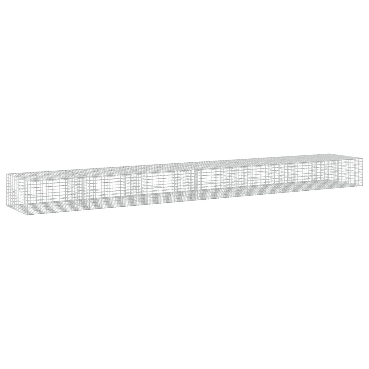 Gabion s žicom debljine 3,5 mm i mrežom 5x10 cm 650x100x50 cm