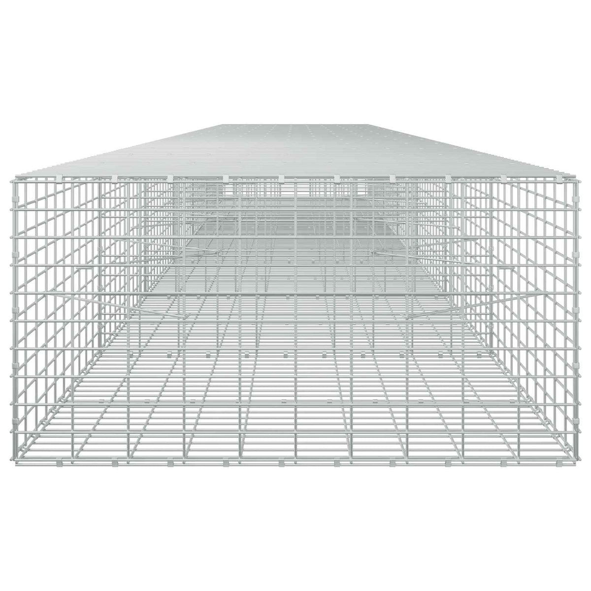 Gabion s žicom debljine 3,5 mm i mrežom 5x10 cm 650x100x50 cm