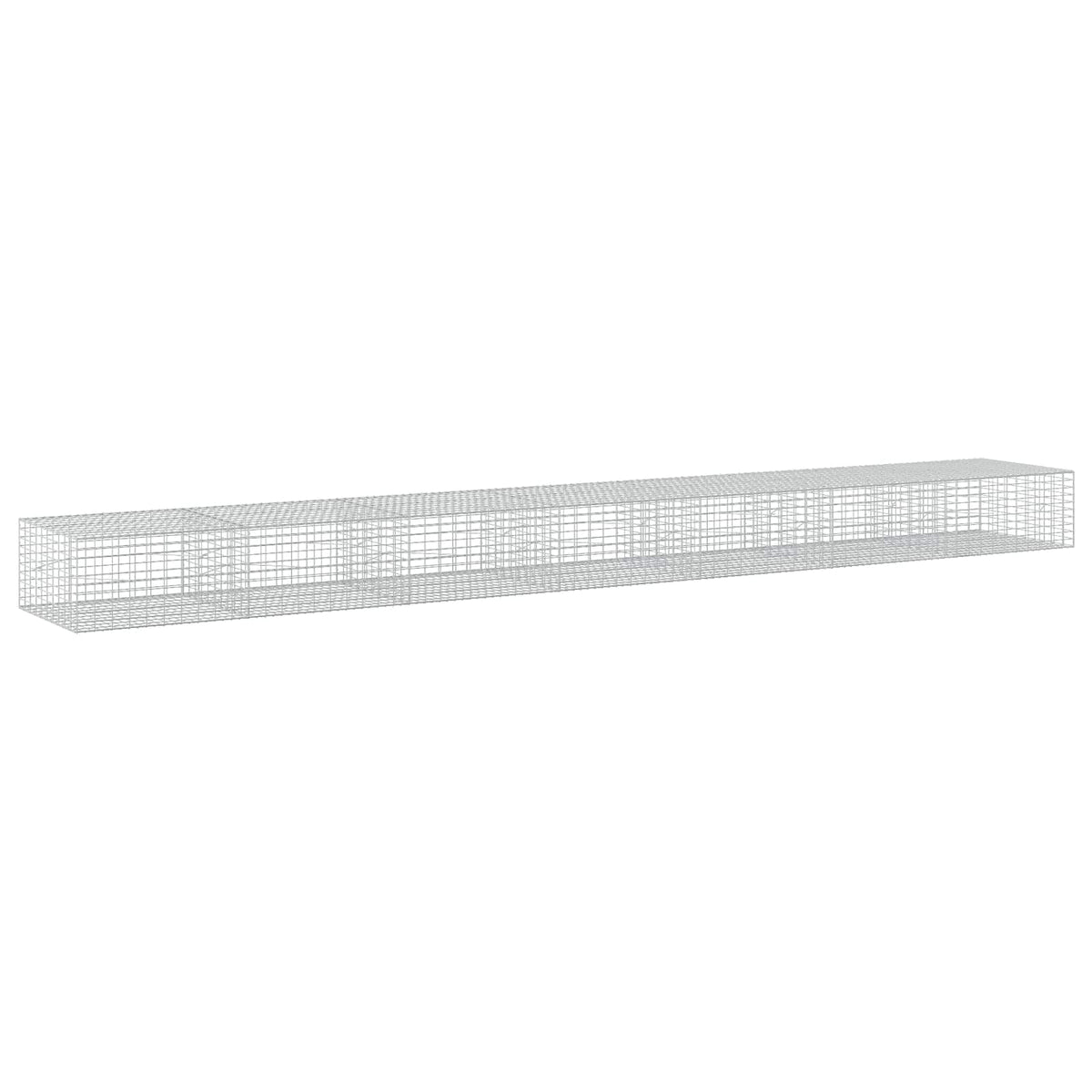 Gabion s žicom debljine 3,5 mm i mrežom 5x10 cm 700x100x50 cm