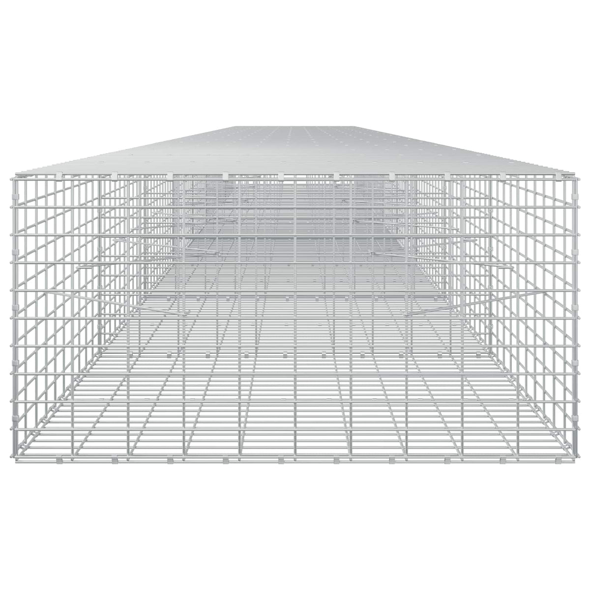 Gabion s žicom debljine 3,5 mm i mrežom 5x10 cm 850x100x50 cm