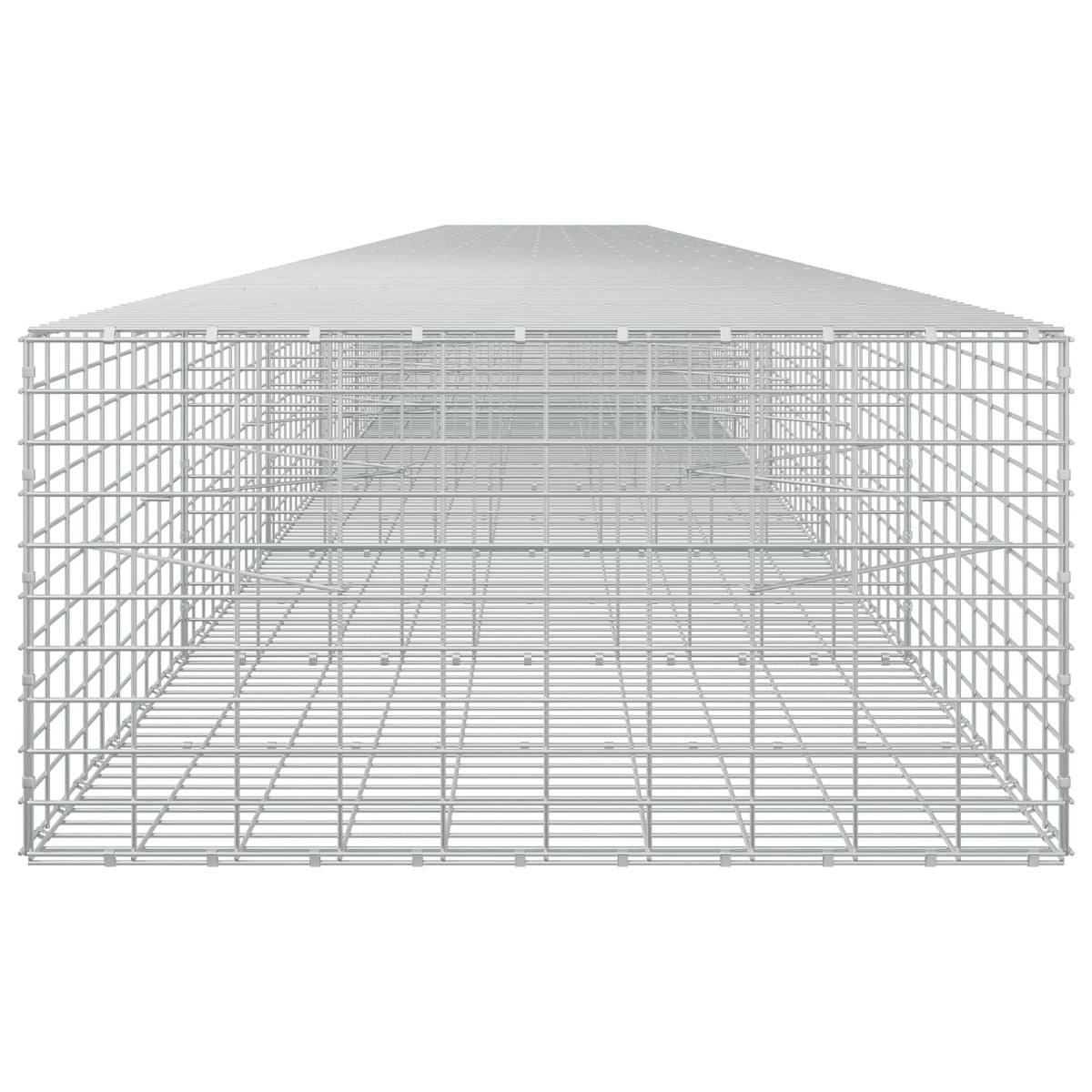 Gabion s žicom debljine 3,5 mm i mrežom 5x10 cm 950x100x50 cm