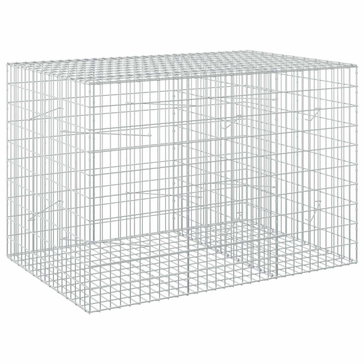 Gabion s žicom debljine 3,5 mm i mrežom 5x10 cm 150x100x100 cm
