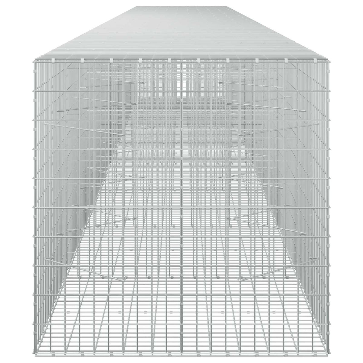 Gabion s žicom debljine 3,5 mm i mrežom 5x10 cm 850x100x100 cm
